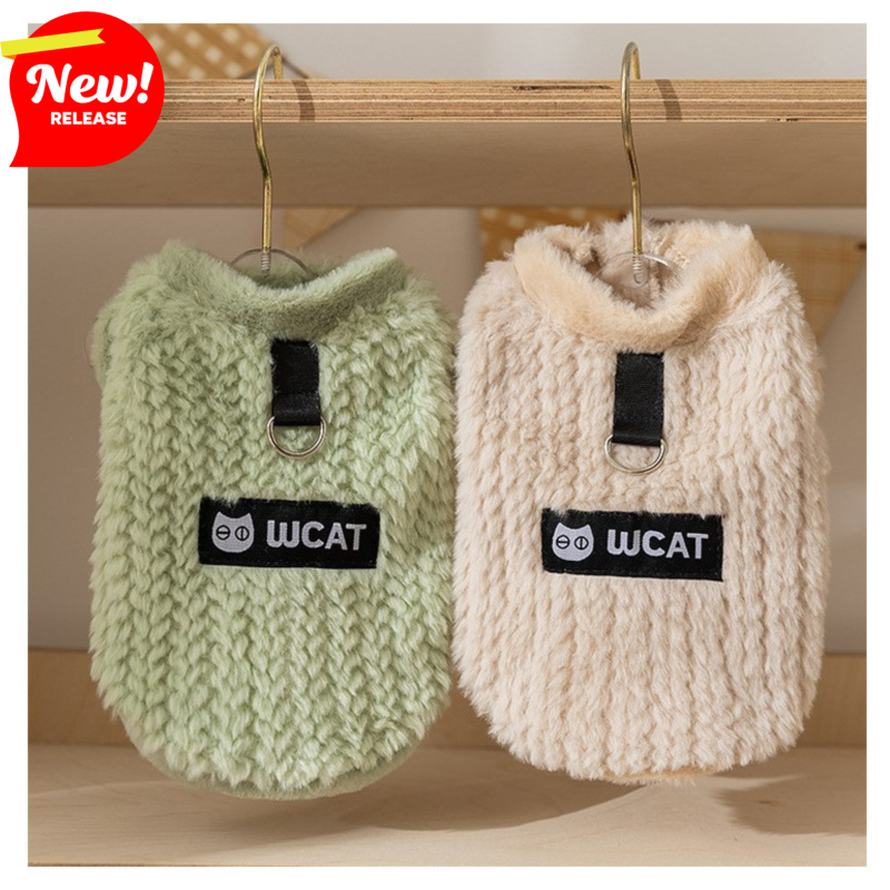Autumn And Winter Dog Clothing, Two-legged Sleeveless Warm Fleece, Small And Medium-sized Dog Bichon, West Highland Cat Pet Clothing