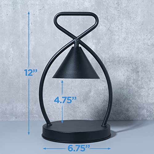 Candle Warmer Lamp with Timer - 1H, 2H, 4H, 2 Bulbs, Compatible with Jar Candles, Adjustable Light and Heat Output, Stylis...
