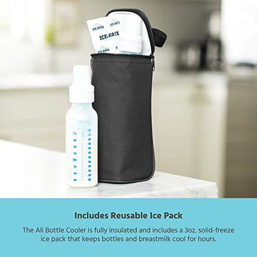 J.L. Childress Breast Milk Cooler Travel Bag - Insulated Baby Bottle Storage Bag, Portable Organizer Pack for Breast Milk,...