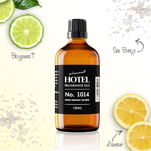 AirScent Hotel Diffuser Oil No. 1014 - The Iconic 5-Star Hotel Coastal Blend - Lemon Bergamot Sea Breeze - 10 mL Premium F...