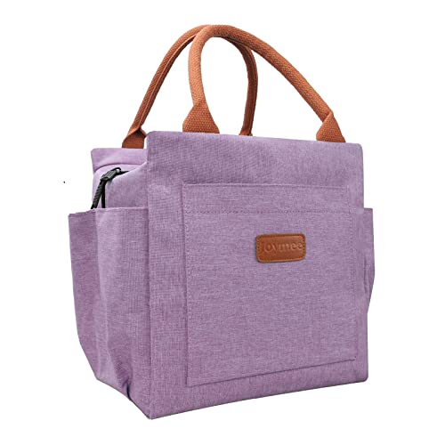 Joymee Lunch Bag Women Insulated Lunch Box Reusable Leakproof Large Spacious Cooler Tote for Women Men Adult with Bottle H...