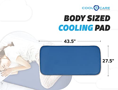 Cool Care Technologies Cooling Pad for Bed - Pressure Activated Gel Provides Instant Relief - Ideal for Fevers, Hot Flashe...