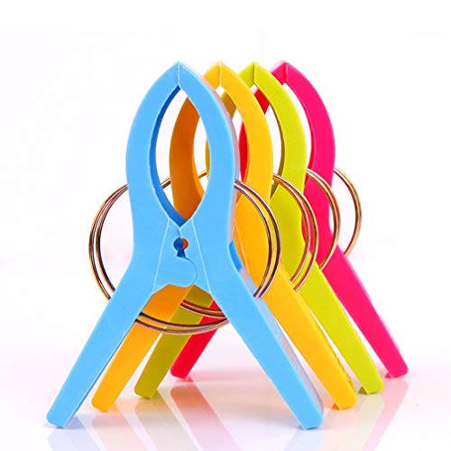 Danmu Beach Towel Clips,Beach Clips,Cruise Essentials,Towel Clips for Beach Chairs Cruise, Heavy Duty Clothes Pins-Keep Yo...