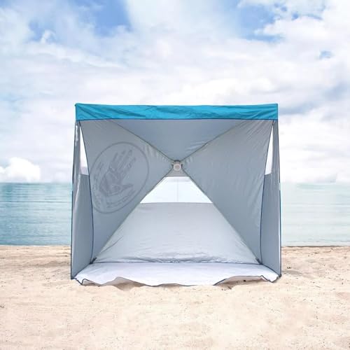 Body Glove Pop-Up Shelter for Beach and Sports 70in x 61in - Poolside Azure, Blue, 5979600434