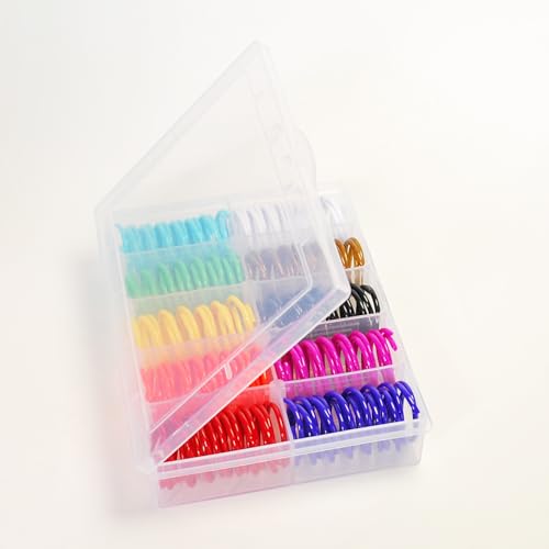 JoyArrive 40Pcs 10 Colors Box Stored Springs for Indoor Cats, Cats Coil, Cat Interactive Toys, Cat Swatting Toy, Self-Play...