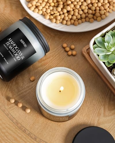 AOOVOO Scented Candles Set - 6 Pack Men Candles for Home Scented, 42 oz Soy Wax, 300 Hour Long Lasting Candle, Soy Candle ...