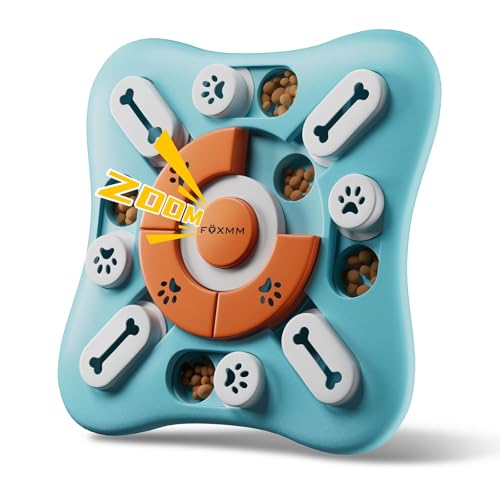 FOXMM Interactive Dog Treat Puzzle Toys for IQ Training & Mental Stimulating,Fun Slow Feeder,Large Medium Small Dogs Enric...