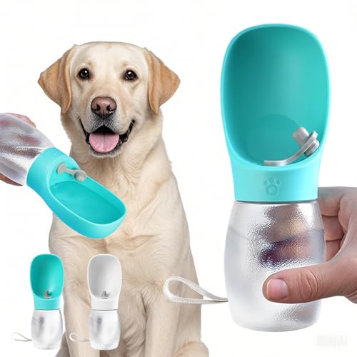 Kalimdor Dog Water Bottle,Leak Proof Portable Puppy Water Dispenser with Drinking Feeder, Dog Walking Accessories for Pets...