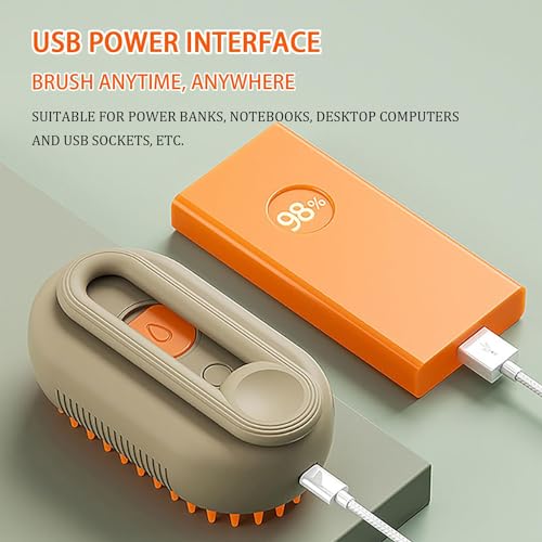 2024 Multifunctional Pet Brush for Detangling and Hair Removal - 3-in-1 Grooming Comb with Massage Function for Cats and D...
