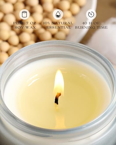 AOOVOO Scented Candles Set - 6 Pack Men Candles for Home Scented, 42 oz Soy Wax, 300 Hour Long Lasting Candle, Soy Candle ...