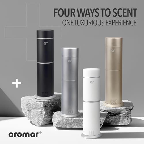 AROMAR Smart Waterless Oil Diffuser - Cold-Air Essential Scent Machine, App-Controlled, Covers 1000 Sq.Ft - Includes 'New ...
