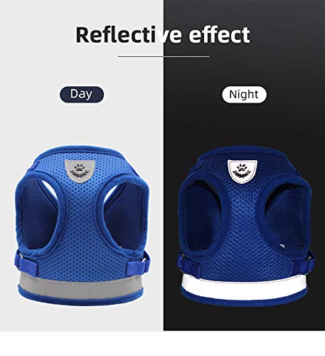 MYKOMI Comfort Step-in Cat Dog Harness and Leash Set for Puppies Cats Kitty Escape Proof Pet Vest Harnesses for Small Anim...