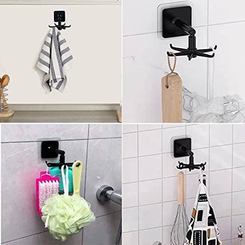 YeeBeny Water Bottle Brush Holder 360 Degrees Rotating Folding Hook Self-Adhesive 180 Degrees Vertical Flip Hook, Baby Bot...