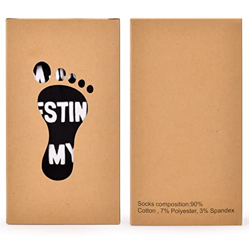 FilmHOO Birthday Gifts for Men Fathers Day Dad Gifts for Dad from Daughter Son Wife Easter Mens Funny Socks for Him