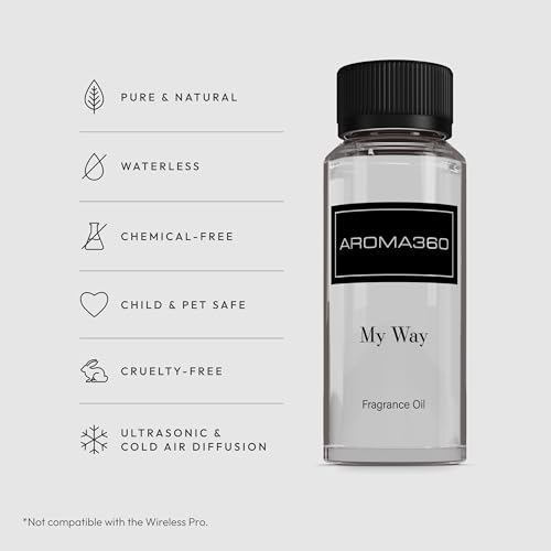 Aroma360 - My Way Fragrance Oil Blend | Hotel Inspired for Luxury Essential Oil Diffusers | Aromatherapy Scent Diffuser Oi...