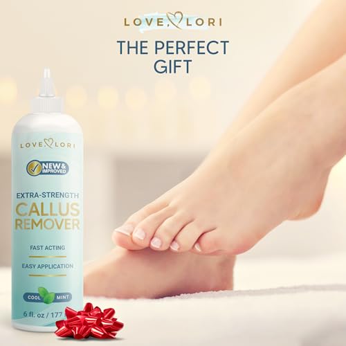 Callus Remover for Feet (Extra Strength) Foot Callus Remover Gel - Pedicure Tools for Feet Scrubber – Foot Care Spa Essent...