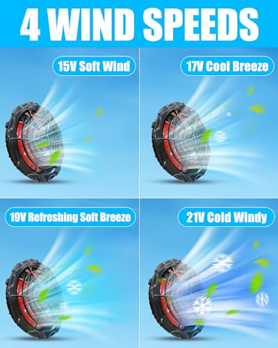 Lvkakmox Cooling Vest Jacket with 2 Fans - Men and Women 21V Air Conditioner Vests, With 20000mAh Battery