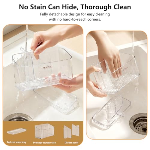 Toothbrush Holders for Bathroom Countertop Organizer, 5 Slots Large Capacity Electric Toothbrush Holder Wall-Mount for Spa...