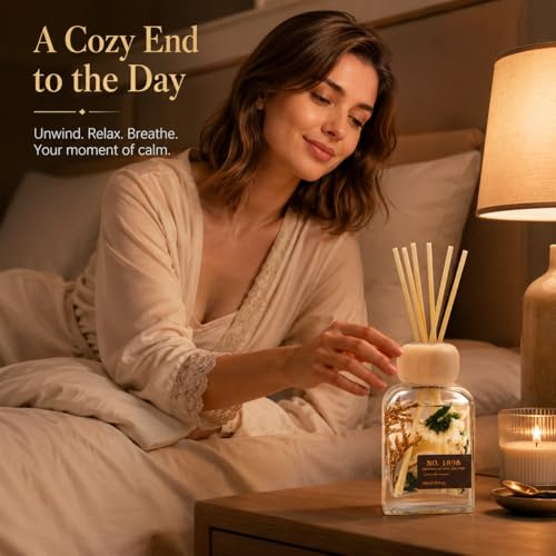 Luxury Hotel Scent Reed Diffuser 100ml (3.38oz) | No.1898 Hotel Collection Diffuser Oil Inspired by Ritz Carlton | Home, B...