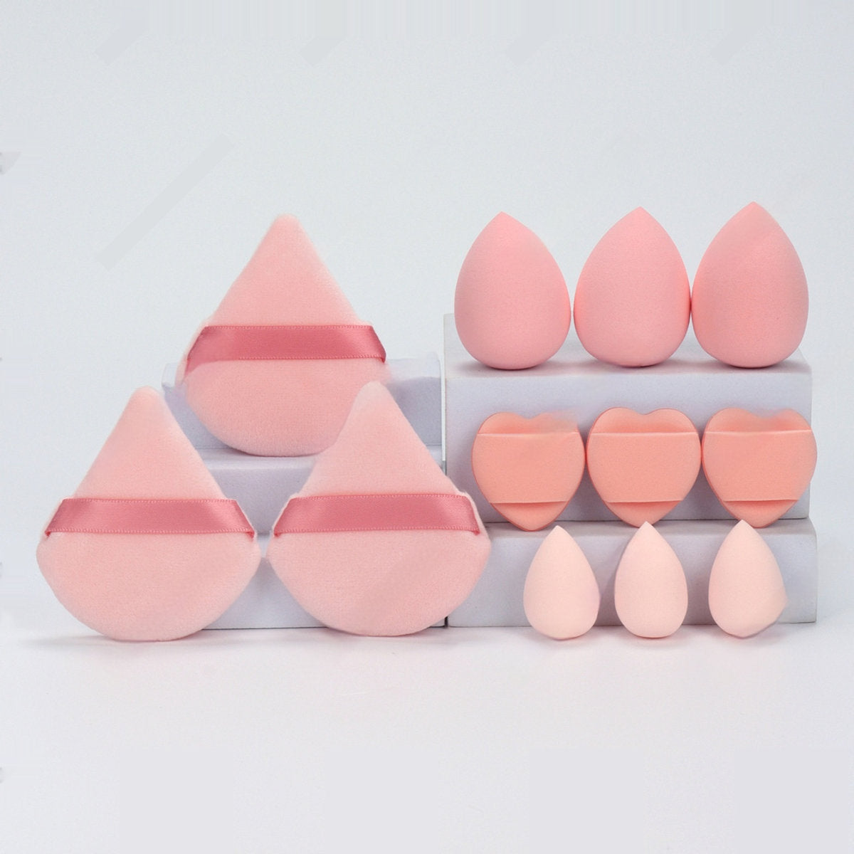 12-piece Makeup Sponge Puff Set