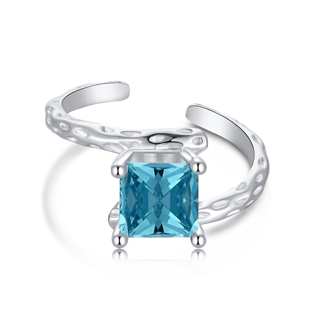 Korean Style 925 Sterling Silver Ring Female Ins Style Niche Design