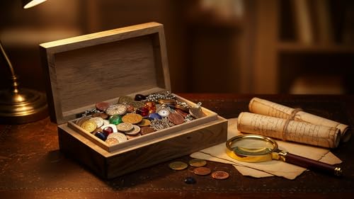 Great Birthday Gift Ideas Handmade Decorative Wooden Jewelry Box Jewelry Organizer Keepsake Box Treasure Chest Trinket Hol...