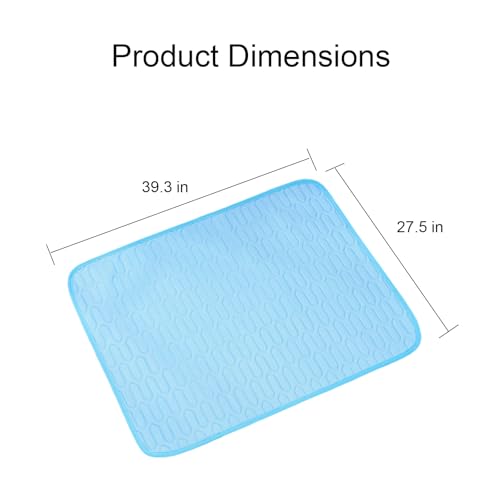 RIHUIN Pet Cooling Pad & Sleeping Mat, Portable Soft Pad, Indoor/Outdoor Use/Perfect as a pet Bed Blanket, Sofa Mattress, ...