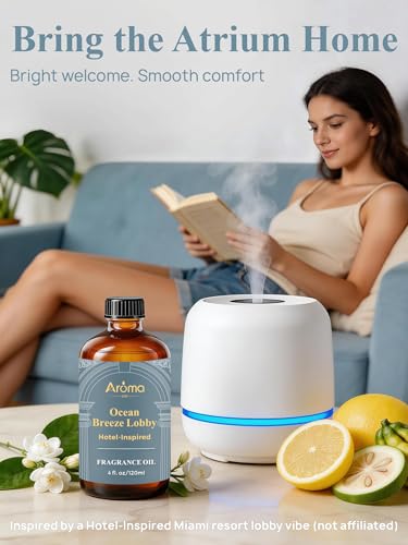 Ocean Breeze Lobby — a Hotel-Inspired Fragrance Oil that Feels Like a Coastal Resort Lobby, Hotel Diffuser Oil for Home Fr...