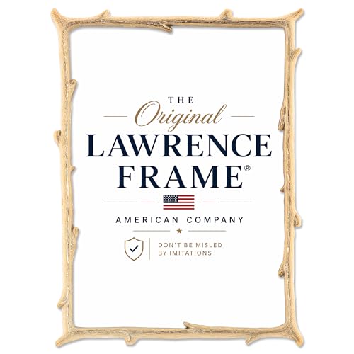 Lawrence Frames 712557 5x7 Gold Metal Natural Branch Design Picture Frame