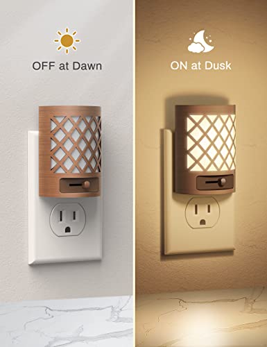 DORESshop Night Light, Night Lights Plug Into Wall [2 Pack], Plug in Night Light, Nightlight, Dusk to Dawn Sensor, Adjusta...