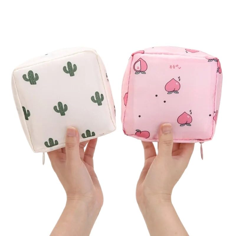 Storage bag for women, can be used for sanitary pads, portable waterproof organizer, and daily jewelry and cosmetics stora...