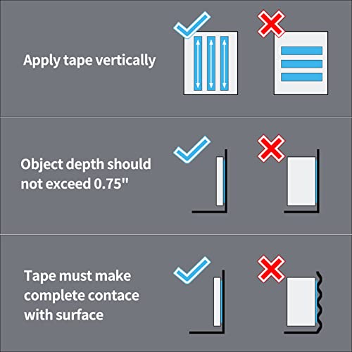 Art3d Double-Sided Mounting Tape (10FT), Multipurpose Removable Adhesive Foam Tape, Transparent, Household