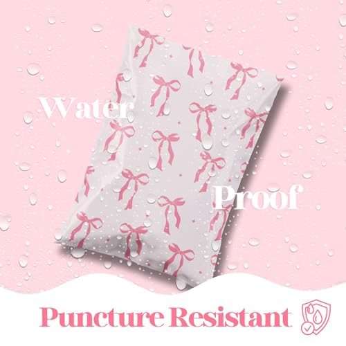 Pretty Package Store 6x9 Designer Poly Mailer 100 Pack Heavy Duty Waterproof Self Seal Shipping Bags for Small Business La...