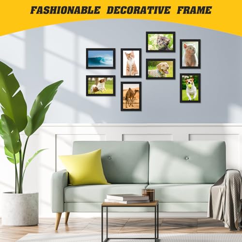 YOUKE OLA Set of 50 Picture Frame Bulk Photo Frames Wall Mounting Simple Photo Frames Multi Picture Frames for Wall or Tab...