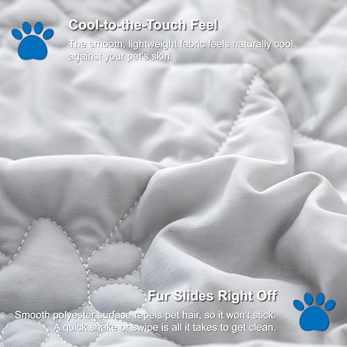 Popfavor Pet Cooling Mat for Dogs Cats Summer Self Cooling Pad,Extra Large Dog Cooling Mat, Q-Max>0.4,Cooling Fabric Washa...