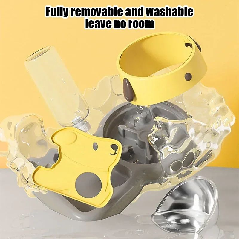 Pet Feeder Bowls Pet Feeder Water Bottle Set Pet Feeding Bowls And Drinkers 15-Degree Tilt Design Protect Cats Dogd Neck