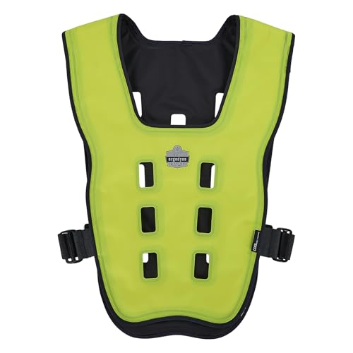 Ergodyne Chill-Its 6684 Evaporative Cooling Vest, Drip Free Cooling, Adjustable Personalized Fit, Easy Activation