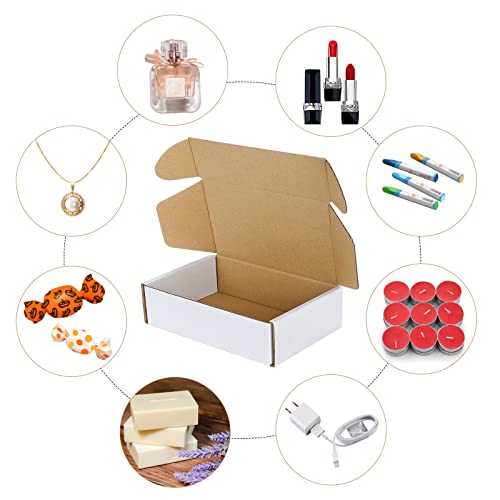 Corrugated Mailer,Small Cardboard Shipping Boxes (6" x 4" x 2")