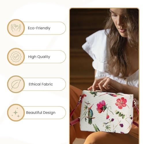 Signare Tapestry Crossbody Bag Sling Shoulder Purse for Women