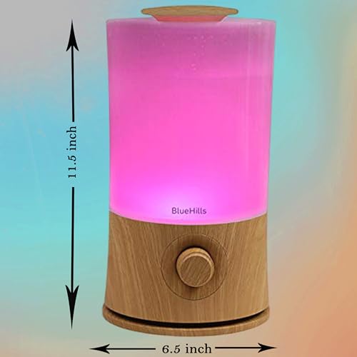BlueHills Premium 2000 ML XL Large Essential Oil Diffuser Aromatherapy Humidifier for Large Room Home 40 Hour Run Huge Cov...