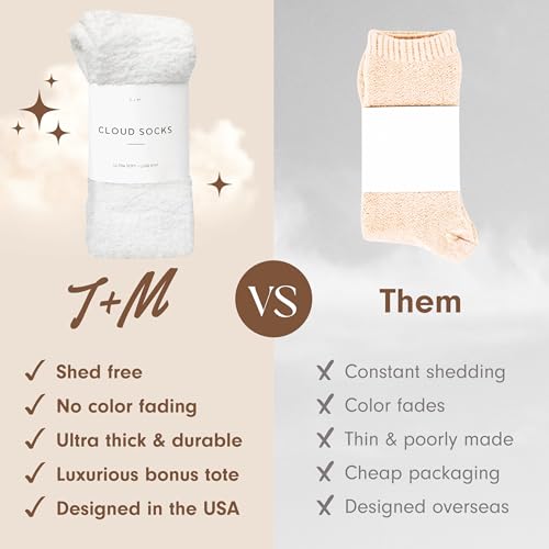 Unboxme Gifts Warm & Cozy Ultra-Luxe Cloud Sock, Easter Gift for Women & Men - Super Soft Luxurious Fabric Sleep Socks