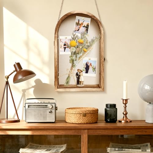 Dremisland Large Shadow Box Frame 10x16 Deep Shadow Boxes Display Case with Linen Back and Removable Shelves, Picture Fram...
