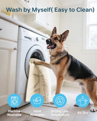 Babygreat Dog Cooling Mat, 59" x 40" Reversible Self-Cooling Mat for Medium Dogs, Arc-Chill Cool Pad for Dogs and Cats Was...