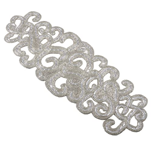 Beaded Design Table Runner