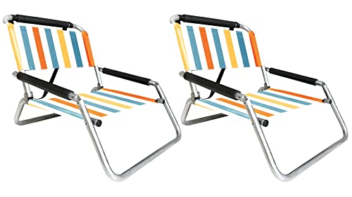 Neso Beach Chairs - Lightweight, Portable and Foldable Recliner Beach Chairs for Park, Camping and Outdoor Adventures - wi...