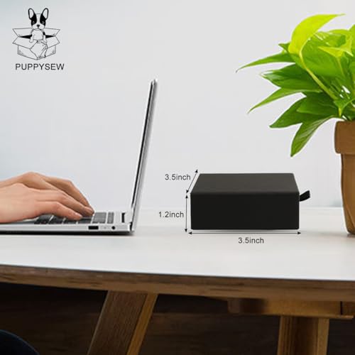 40Pcs Black Small Jewelry Boxes 3.54×3.54×1.26in Cardboard Jewelry Gift Boxes Jewelry Packaging for Small Business for Nec...