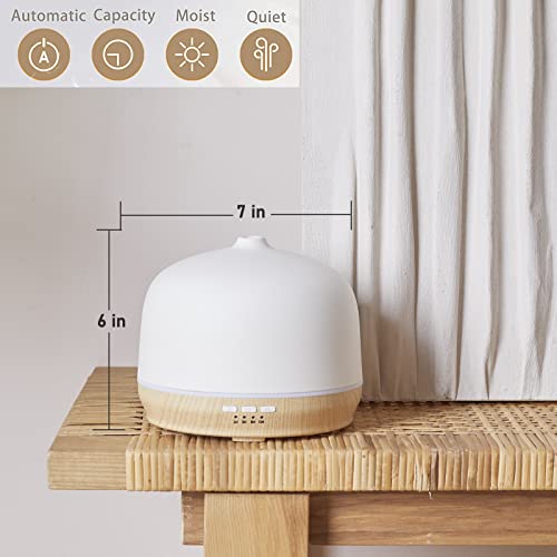 Kakoda Ceramic Essential Oil Diffusers for Home Large Room, Aromatherapy Scent Air Diffuser Ultrasonic Aroma Defusers 500m...