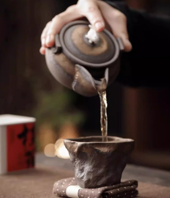 Japanese-style Stoneware Handmade Tea Cup Hosts