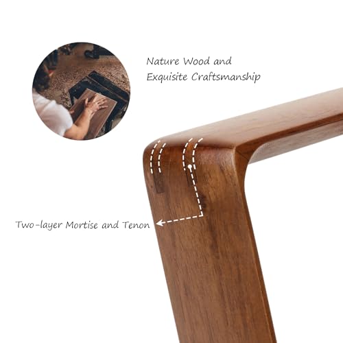 XKIILH 11x14 Picture Frames Walnut Solid Wood with Real Glass Vertical Horizontal Standing Display Photos 5x7/8x10 with Ma...