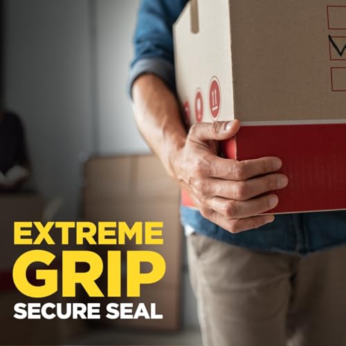 Scotch Box Lock Packing Tape, Clear, Extreme Grip Box Packaging Tape for Shipping and Mailing, 1.88 in x 54.6 yd, 2 Rolls ...